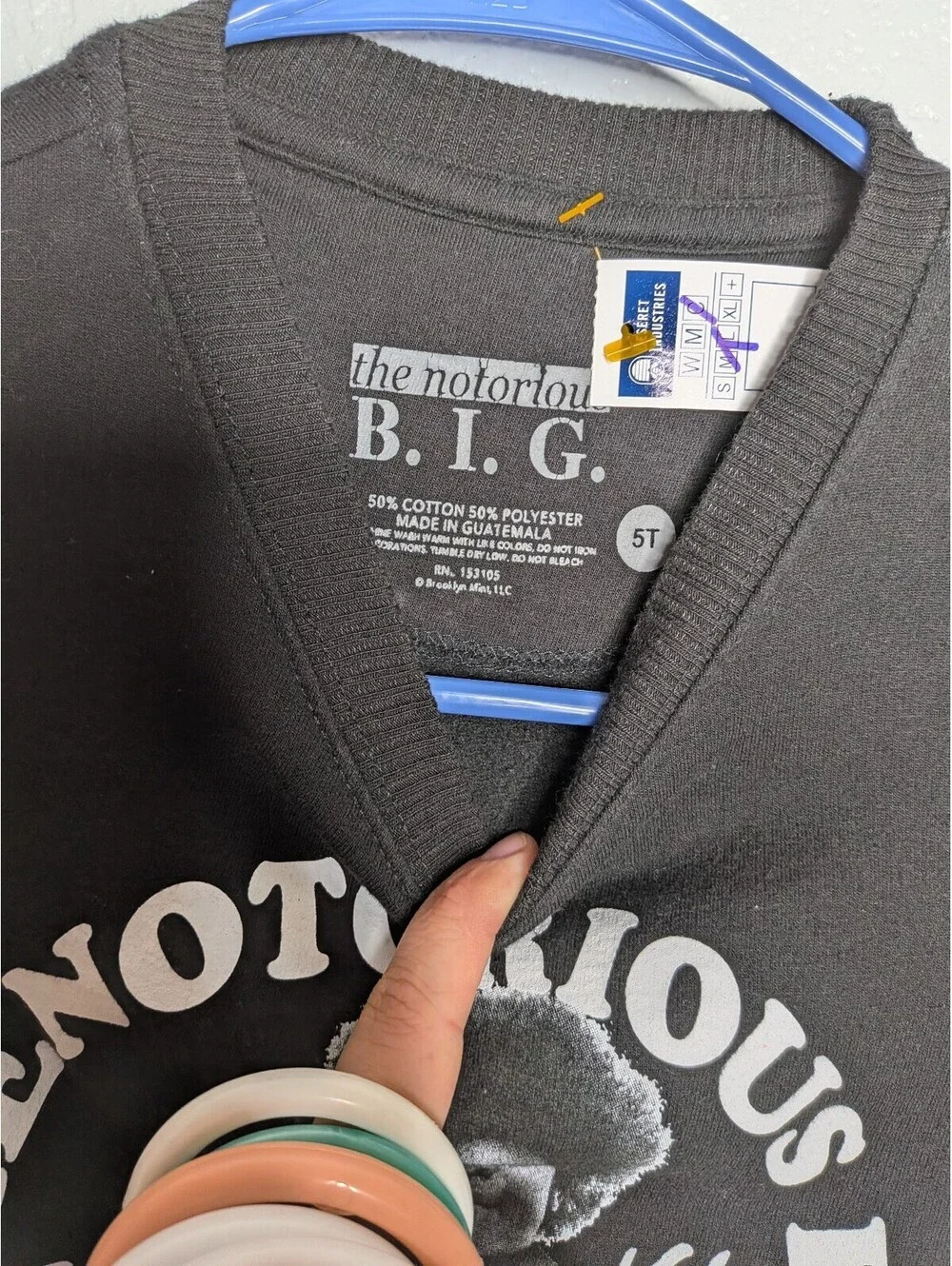 The Notorious B.I.G. Kids Graphic Sweatshirt Black Size 5T